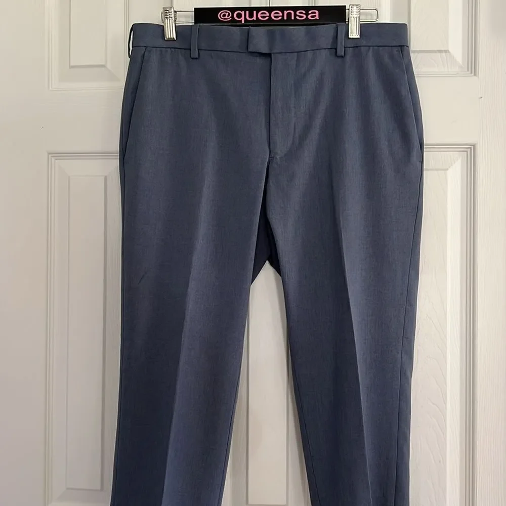 Van Heusen Flex Classic Blue  Slim Dres Pants